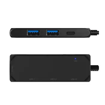 USB C HUB, Typ C až 4K HDMI Rozbočovač USB 3.0 USB2.0 Adaptér Micro USB Nabíjací Port pre MacBook Pro Samsung Galaxy S8 Huawei P20 Pro