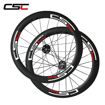 CSC uhlíka fixed gear požičovňa dvojkolesia 25 mm Šírka Tvar U 60 mm Clincher uhlíkovej Stopy bike kolesá sapim cx ray výplety