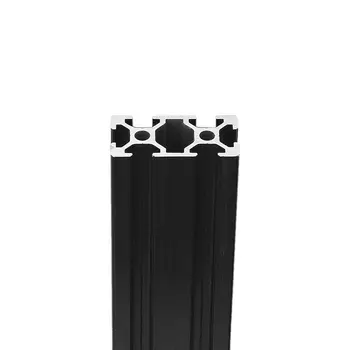 1pc Dĺžka 450 mm Čierny Elox 2040 T-Slot Hliníkové Profily, Lisovanie Rám Pre CNC