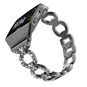 Nové Pre Fitbit Iónové watchBand Nerezová Oceľ Remienok Smartwatch Kovové Náhradné šnúrky na Zápästie pre Fitbit Iónové módne WatchBand