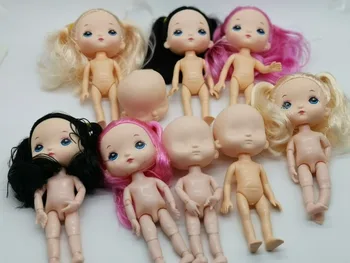 16 CM bábiky, ako HOĽA, bábiky ,tvár môže DIY ,nahé bábika Č oblečenie