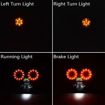 Univerzálny Vlastné Motorové Motocykel zadné Svetlo a špz Držiteľ smerovku Brzda Stop Svetlá na BMW Kawasaki Triumf