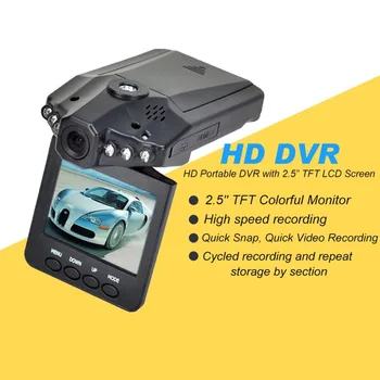 2.5 palcový HD Auto LED DVR Cestnej Dash Video Camera Recorder Videokamera LCD Parkovanie Záznamník CMOS Senser Vysoká Rýchlosť Nahrávania dfdf