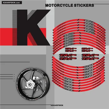 Motocyklové pneumatiky Nálepky vnútorné koleso reflexné dekorácie, nálepky fit Beneli TRK502 trk 502 moto nálepky