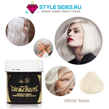 Farbenie vlasov directions White Toner (biela) 88 ml.