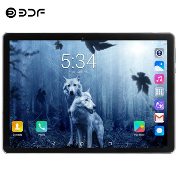 BDF 2021 Tablet 10 Palcové Originál 4G Telefón Hovor SIM Kartu Android 9.0 Octa-Core Tablet Pc Tablette 2 GB/32 GB, 10.1 Pulgadas Netflix