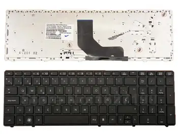 SP španielsky Klávesnica pre Notebook HP ProBook 6560B/EliteBook 8570P ČIERNY RÁM ČIERNA(Bez Prístupu stick) Nový Notebook Klávesnice