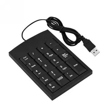 Káblové Mini USB Numerická Klávesnica Num 19 Kľúče, Digitálne Klávesnica pre Notebook PC pre Windows 2000