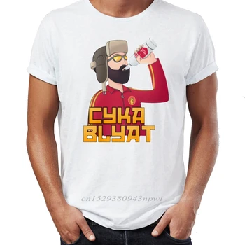 Pánske Tričko ruský Hráč Cyka Blyat Rush B Cs Go Zábavné umeleckej tvorivosti Mens Tshirt Hip Hop Streetwear Nový Príchod Mužské Oblečenie