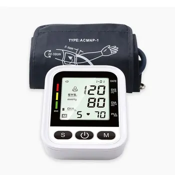 LQUN automatické Hornej končatiny krvný tlak monitor Meter s angličtinou Hlasové Správy Domov Monitorovanie Equipmeoice Správa monitor