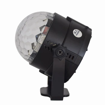 7 Farby Disco Ball Lumiere 3W Aktivované Zvukom Stroboskop Led Rgb Fáze svetelný Efekt Lampa Laser Vianočné Dj Ktv Svetlo Strana Zobraziť