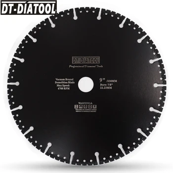 DT-DIATOOL Vákuové Brazed Diamond pílového Kotúča Všetky Účely Demolácie Čepeľ na Rezanie Disk Ocele, Kovu, Kameňa liatiny Výstuže Hliníka