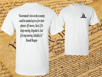 Ronald Reagan Citát sa nemusíte Behúňa na Mňa Americký T-Shirt Veľké Vlády Usa v roku 2019 Nové Značky Lacné Predaj 100 % Bavlna Vtipné Tričká