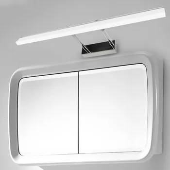 Minimalistický LED Svetlo Zrkadlo Nástenné Svietidlo Priemyselné Sconce 8W z Nehrdzavejúcej Ocele Vnútorné Osvetlenie make-up Kúpeľňa Wc Nepremokavé