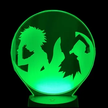 3D Nočné Svetlo Hunter X Hunter LED Anime Lampa Gon Freecss Killua Zoldyck Kurapika Hisoka Domáce Dekorácie Lampara Spálňa Decor