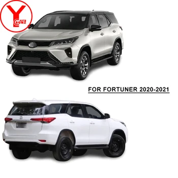 ABS Chrome Auto zadné Svetlo Kryt Výbava Pre Toyota Fortuner Sw4 2020 2021 Zadné Lampy Prekrytie Liatie Dekorácie, Doplnky YCSUNZ