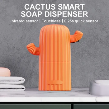 Inteligentný Senzor Hand Sanitizer Mydla Kaktus Automatické Peny Zásobník Smart Indukčné Pena Dávkovač Tekutého Mydla