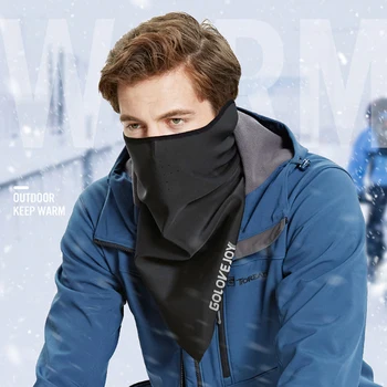 Zimná Fleece Krku Teplejšie Návlek Polovicu Tváre Masku Tepelnej Šátek Kapota Snowboard Požičovňa Bandana Pokrývku Hlavy Muži Ženy Cyklistická Šatka Na Krk