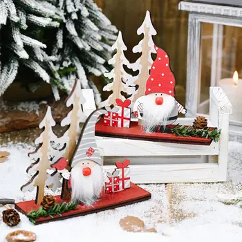 Vianočné Drevené Ozdoby Veselé Vianočné Dekorácie Pre Domov Cristmas Strom Dekorácie 2020 Vianočné Darčeky Na Nový Rok 2021