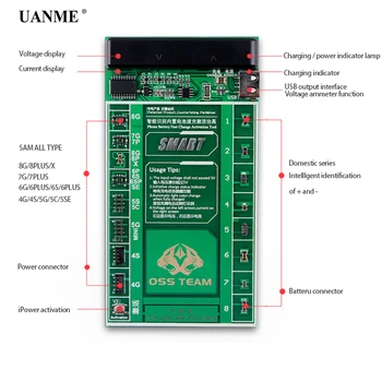 UANME 2 v 1 SmartPhone Batériu, Rýchle Nabíjanie a Aktiváciu Rada Pre iPhone 7 7Plus 6 6 5 5 4 4s Mobilný Telefón Repair Tool