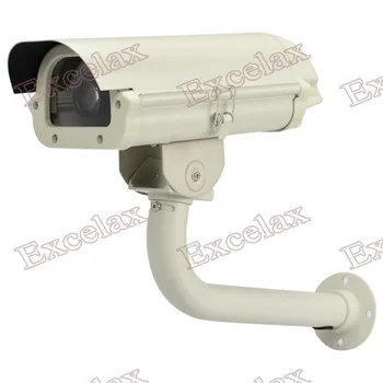 L Typ 20 cm CCTV Bývanie Držiak Krytý Vonkajší Kábel Ochrana Bezpečnostná Kamera z Hliníkovej Zliatiny Stenu Stropná Montáž Stojana