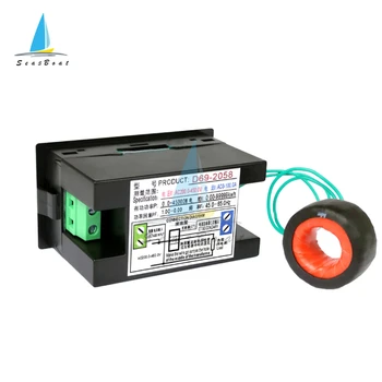 Digital AC Voltmeter Ammeter energie Energie Meter AC 80.0-300.0 V/AC 200.0-450.0 V 0-100A HD Farebný Displej o 180 Stupňov, Bezchybný LED