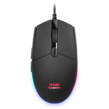Mars Herné MCPTKL, Pack Herné RGB klávesnice H-Mach TKL, Antighosting, svetlo myši, optický Senzor, 3200 DPI, Rozloženie ES/FR/PTl