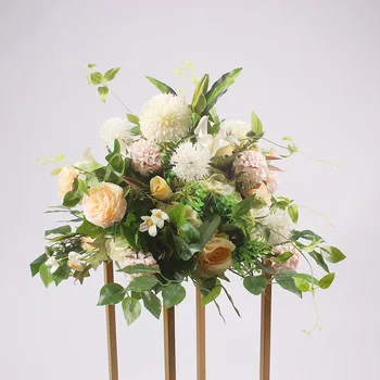 SPR 35 tabuľka vrchol kvet ples svadobné umelý kvet usporiadanie for arch 2m 1m stôl runner svadobný stôl kvet