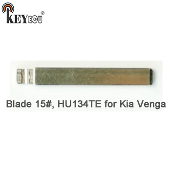 KEYECU 25x KEYDIY Univerzálny diaľkový ovládač Flip Kľúč, Kotúč 15#, HU134TE pre Kia Venga