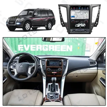 ZWNAV Pre Mitsubishi Pajero Sport 2016-2018 Auto Rádio Multimediálny Prehrávač Videa Navigácie GPS Android 9.0 Príslušenstvo Sedan