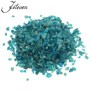 100 g 700-900pcs Modrá Zelená Apatitu Crystal Kameň Prírodný Jogy Energie Reiki Drsné Minerálne Vzor Pre KUTILOV, Šperky, Dekorácie