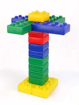 Stavebné bloky 12 Ks Mega veľké klasické dizajnér veľkosť deti tehly hrad hračka