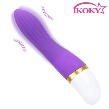 IKOKY G-Spot Vibrátor Prútik Sexuálne Hračky Pre Ženu, Žena Masturbator USB Nabíjanie Dospelých Produkty Stimulátor Klitorisu 12 Frekvencia