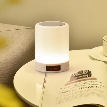 LEDVAS led Nočné svetlo technológie Bluetooth reproduktor dotykové ovládanie RGB stmievanie nočná lampa stolná svetlo, lampa na čítanie