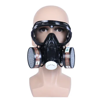 Plynová Maska, Respirátor Plynové Masky Bezpečnosti Chemických Protiprachový Filter Vojenské Očí Okuliare Nastaviť Bezpečnosť Na Pracovisku Ochrana