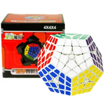 4x4 Megaminx kocka Master Kilominx Black Rýchlosť Kocka Cubo Magic Vzdelávacie Hračka Učenie&Vzdelávacie Cubo magico Hračka Drop Shipping