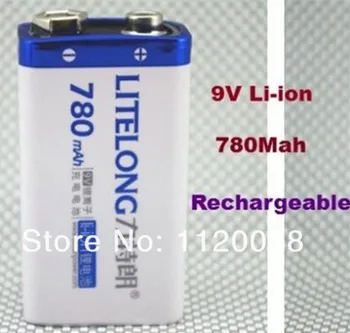 1 Batterie 9V Li-ion 780Mah Nabíjateľná Batéria Batéria Hromadu Accus Lítium-iónová PP3