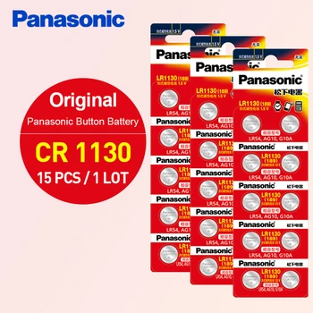 20pcs/veľa Originálne Panasonic LR1130 L1131 LR54 189 389 Tlačidlo Alkalické Batérie SR54 11.6*3.1 MM 1,5 V gombíkovú Batterie