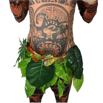 Dospelí & Dieťaťa, Cosplay Kostýmy Moana Maui Tetovanie T Košele, Nohavice Halloween Party Pre Dospelých Mens Deti Cosplay Kostým