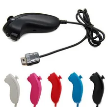 500pcs farby Nunchunk Regulátor pre Diaľkové Nintend Wii Nunchunk Diaľkový ovládač Nunchuck Video Game Pad Accessor najnižšie