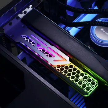 Jonsbo V3 RGB Grafické Karty, Držiak na Podporný Rám 3 Pin LED Automatická Zmena Farby grafickej Karty GPU Držiak Vodné Chladenie Auta Stojan