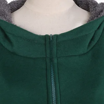 Jeseň nové módne ženy plus veľkosť voľné zips hoodies žena, mikiny drop shiping