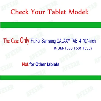 Otočiť Späť Stojan Cover obal Pre Samsung GALAXY TAB 4 10.1 tablet Prípade vrecku SM T530 T531 pu kožené kryt puzdro s automatickým spánku