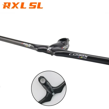 RXL SL Riadidlá Bike Carbon Čierne MTB Horský Karbónový Riadítka MTB Integrované Riadítka S Predstavcom Ploché Riadidlá Bicykla