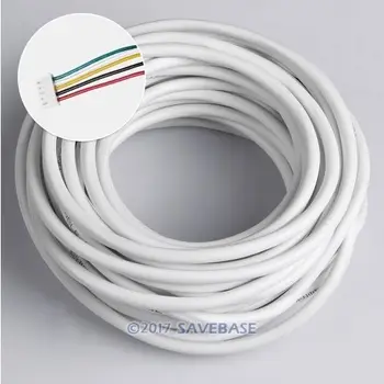 HOMSECUR 5 Core 10m/40m Izolované PVC Kábel Pre Video Dvere Telefónneho Systému