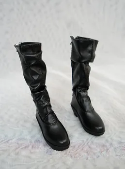 BJD bábika topánky na 1/3 veľkosti Martins nepravidelný lomené vysoké podpätky čerpadlá a stehna-vysoké topánky klasické čierne topánky pre ženy