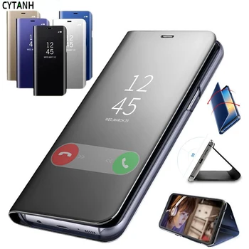 Smart Mirror Kože Flip puzdro pre Samsung Galaxy A30 Knižné puzdro na Galaxy 10 A20 A30 A40 A50 A70 30 40 2019 Funda