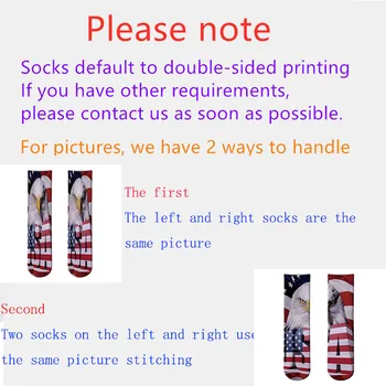 Dizajn Nový 3D Tlač DIY Unisex Ponožky Ženy Zákazník dávnym Zásoby Bavlny Priedušná žena Ponožky letné Ponožky