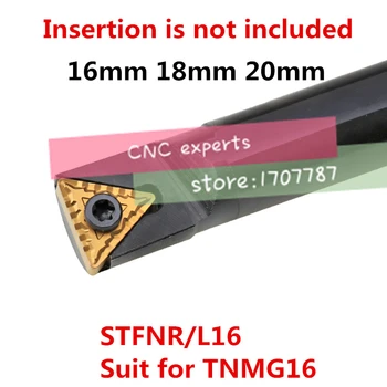 S16Q-STFNR16/STFNL S18Q-STFNR16/STFNL S20R-STFNR16/STFNL16 Interné nástroje na sústruženie, Pomocou CNC Karbidu Vložiť TNMG160404/TNMG160408