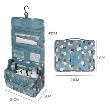 Nová Veľká-Kapacita Make-Up Taška Nepremokavé Háčik Wash Bag Vlastné Multi-Function Cestovné Kozmetika Organizátor Skladovanie Tašky Veľkoobchod